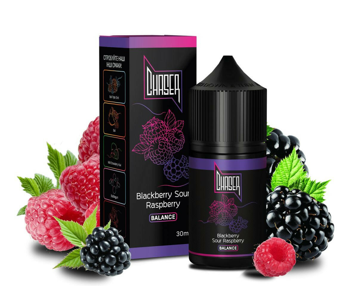 Chaser BlackBerry sour Raspberry 30ml.